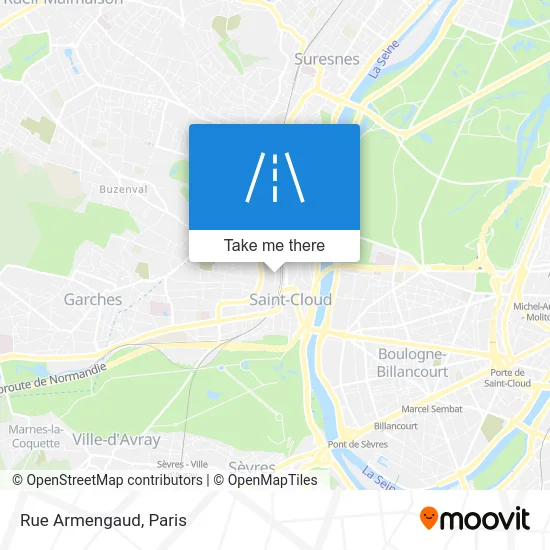 Rue Armengaud map
