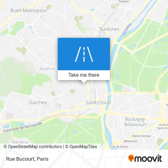Rue Bucourt map
