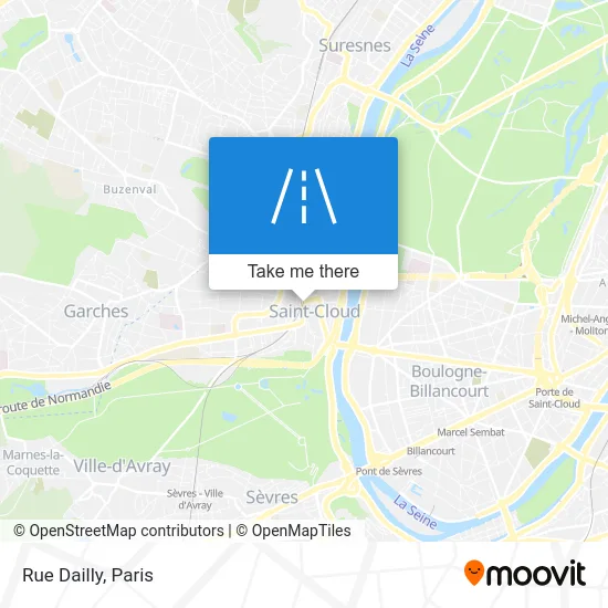 Rue Dailly map