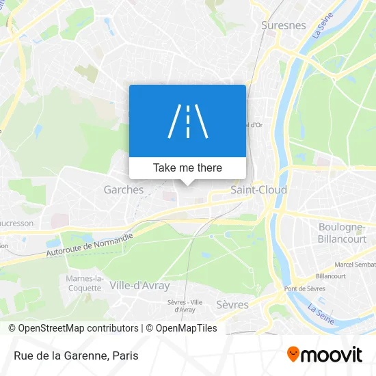 Rue de la Garenne map