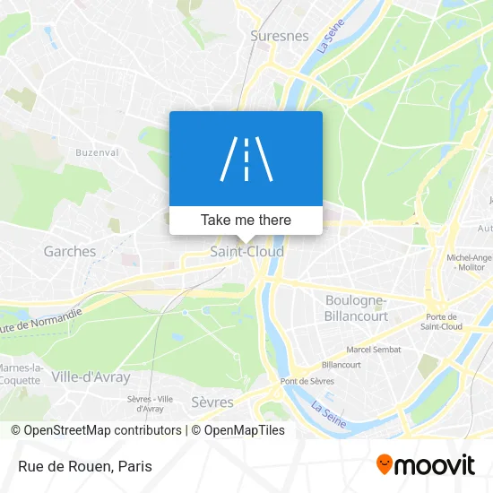 Rue de Rouen map