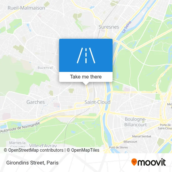 Rue Des Girondins map