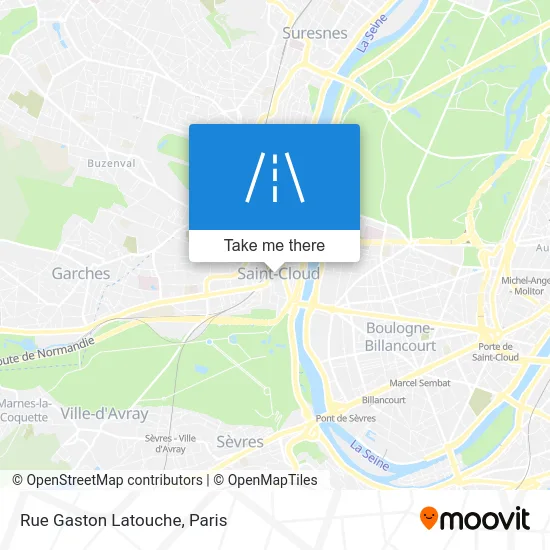 Rue Gaston Latouche map