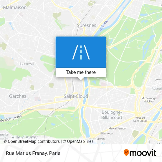 Rue Marius Franay map