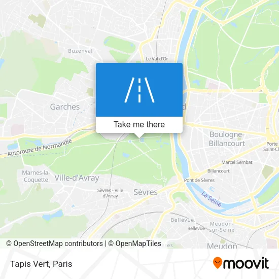 Tapis Vert map