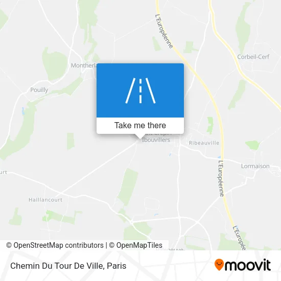 Chemin Du Tour De Ville map