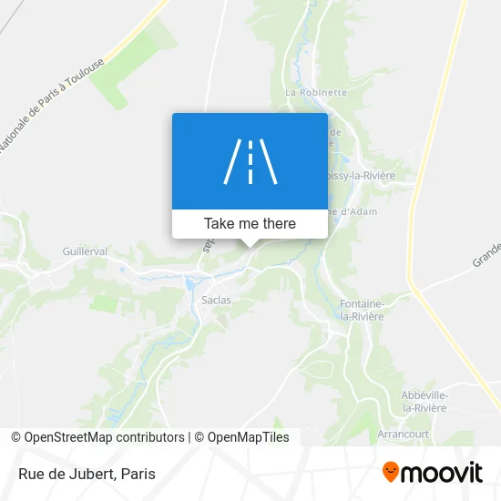 Rue de Jubert map
