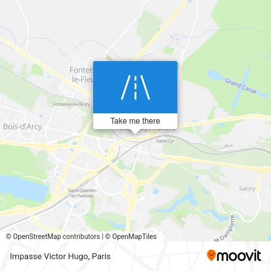 Impasse Victor Hugo map