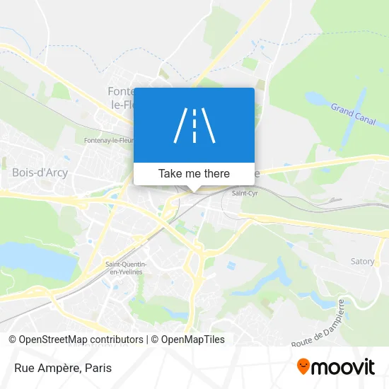 Rue Ampère map