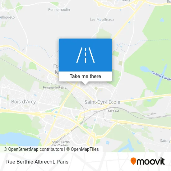 Rue Berthie Albrecht map
