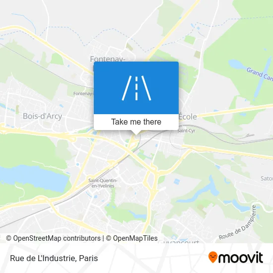 Rue de L'Industrie map