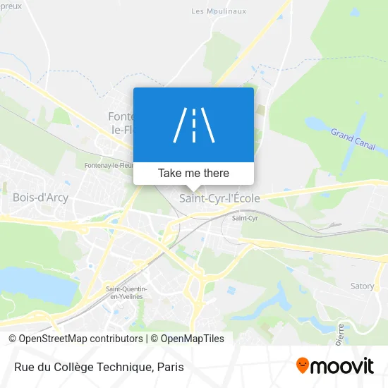 Rue du Collège Technique map