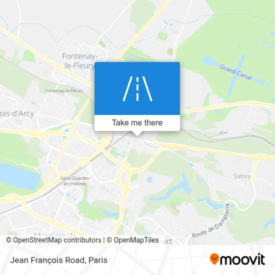 Rue Jean François map