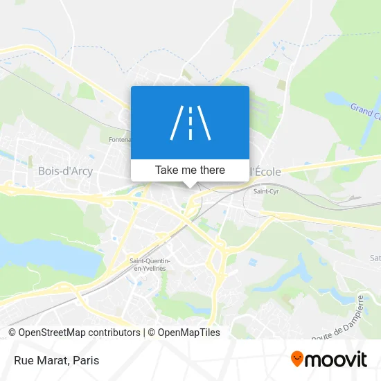 Rue Marat map