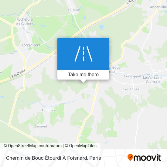 Chemin de Bouc-Étourdi À Foisnard map