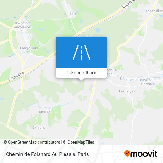 Chemin de Foisnard Au Plessis map