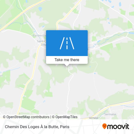 Chemin Des Loges À la Butte map