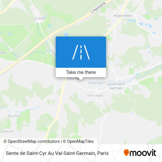 Sente de Saint-Cyr Au Val-Saint-Germain map