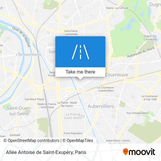Allée Antoise de Saint-Exupéry map