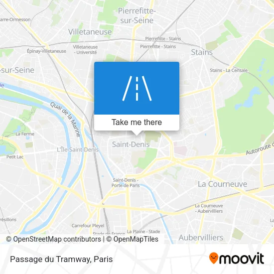 Passage du Tramway map