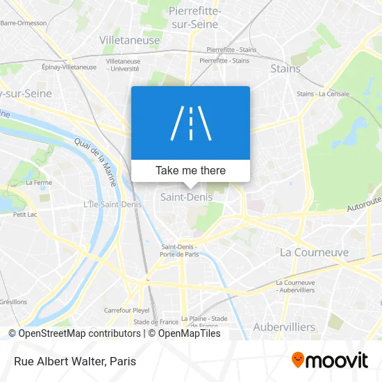 Rue Albert Walter map