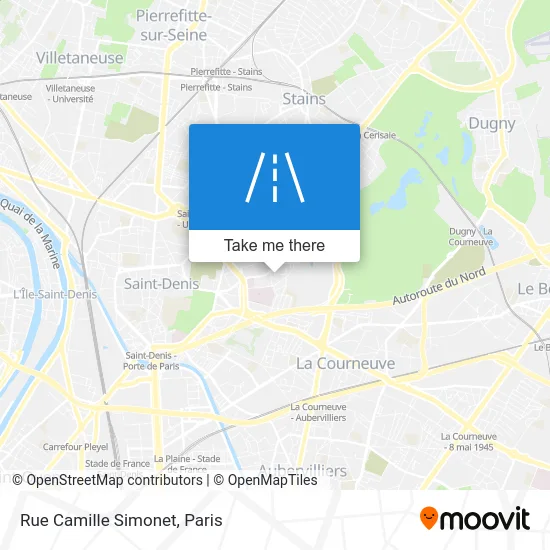 Rue Camille Simonet map