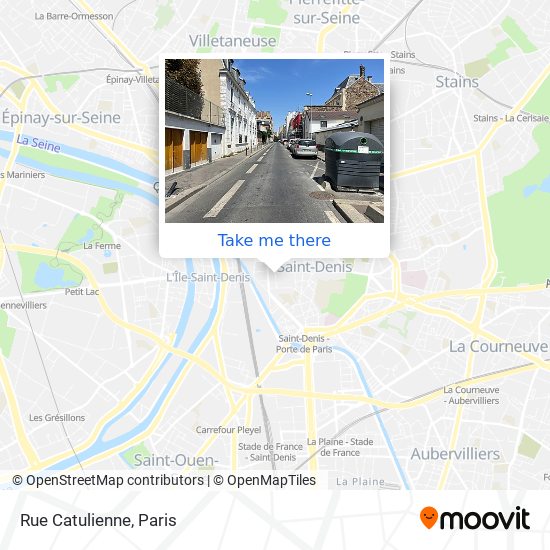 Mapa Rue Catulienne