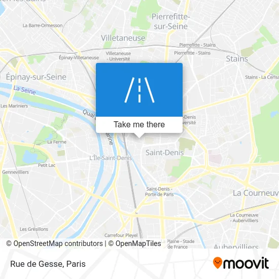 Rue de Gesse map