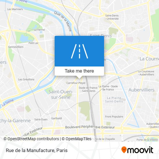 Rue de la Manufacture map
