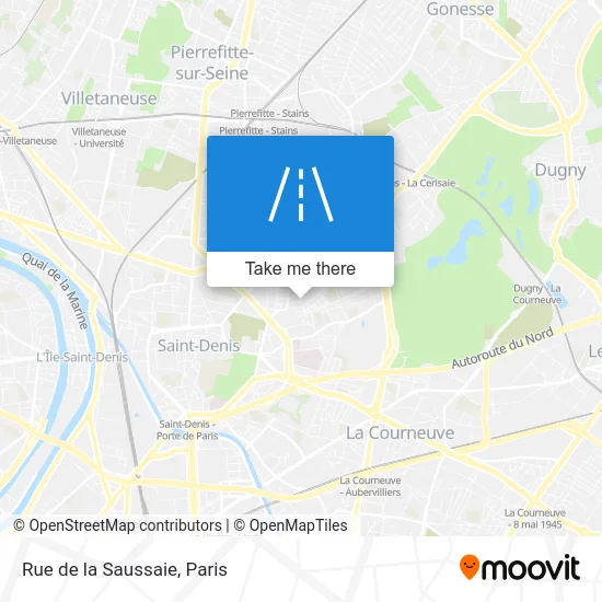 Rue de la Saussaie map