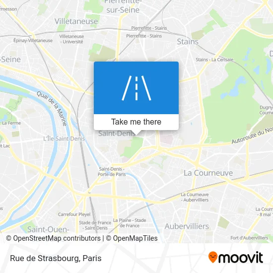 Rue de Strasbourg map