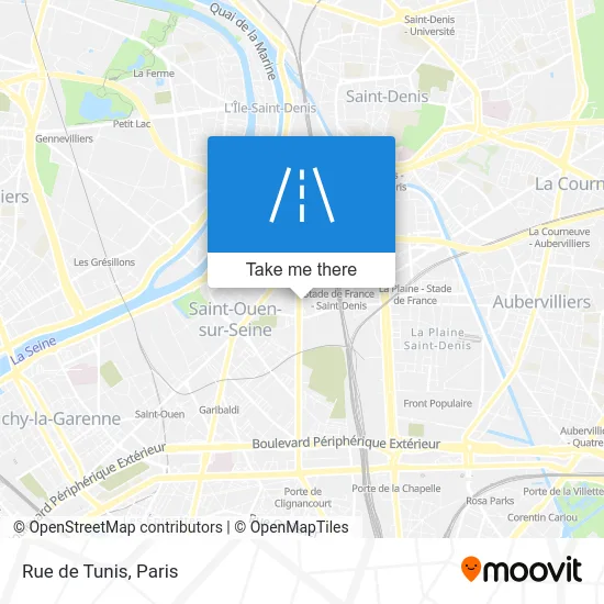 Rue de Tunis map