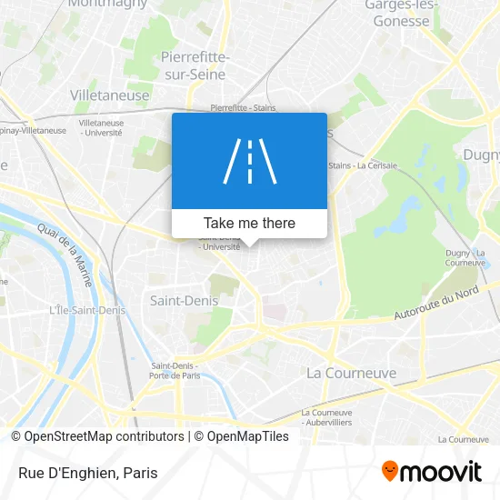 Rue D'Enghien map