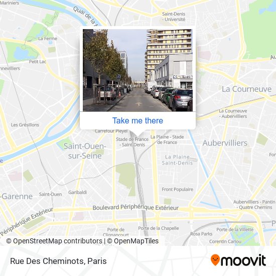 Rue Des Cheminots map