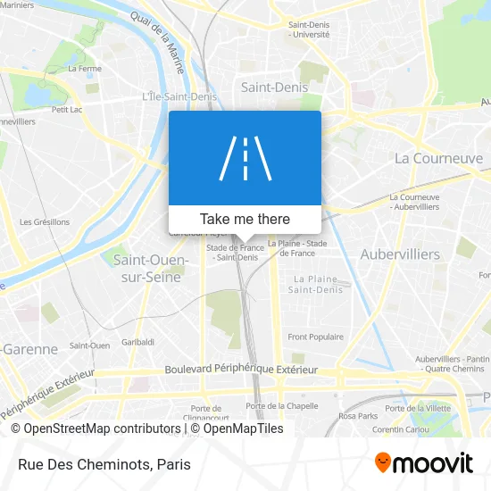Rue Des Cheminots map