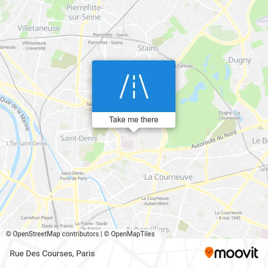 Rue Des Courses map