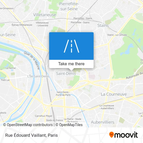 Rue Édouard Vaillant map