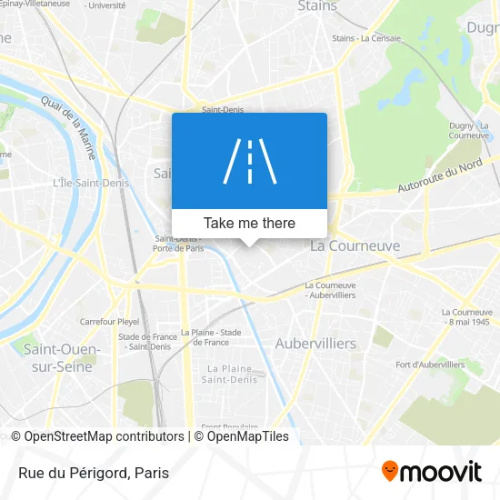 Rue du Périgord map