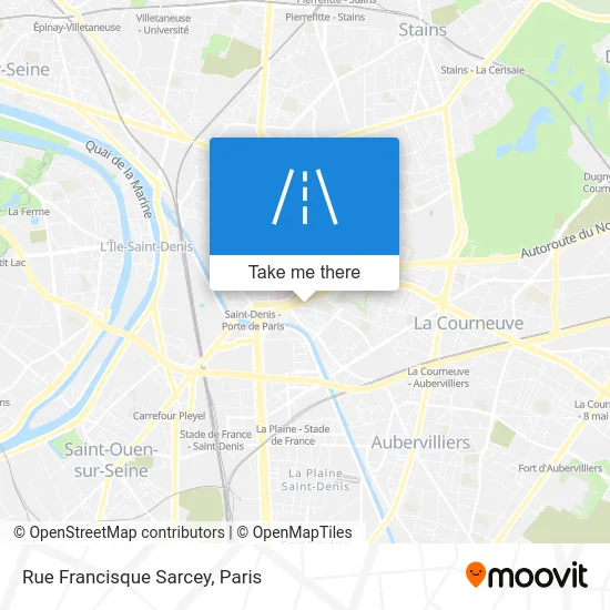 Rue Francisque Sarcey map