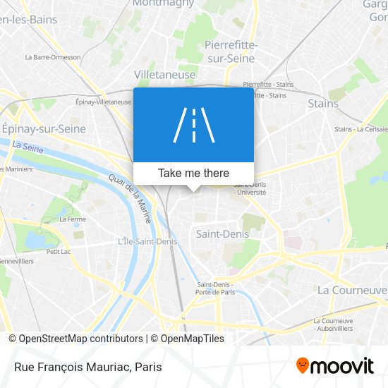 Rue François Mauriac map