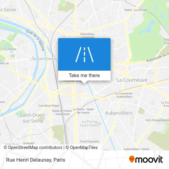 Rue Henri Delaunay map
