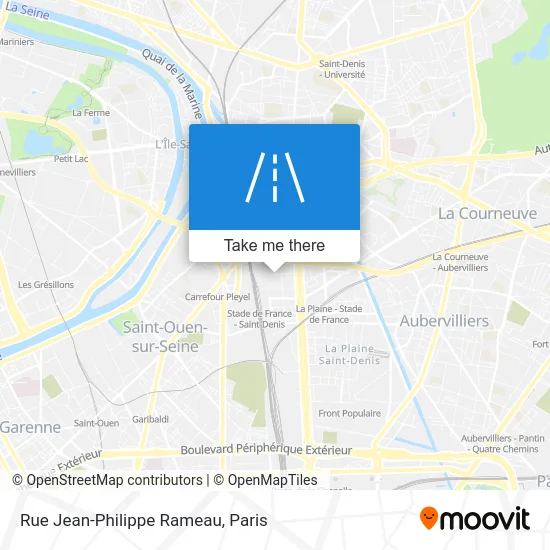 Rue Jean-Philippe Rameau map