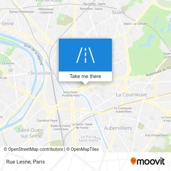 Rue Lesne map