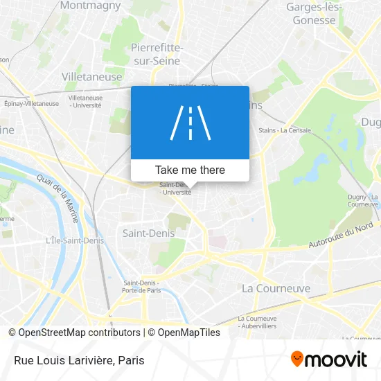 Rue Louis Larivière map