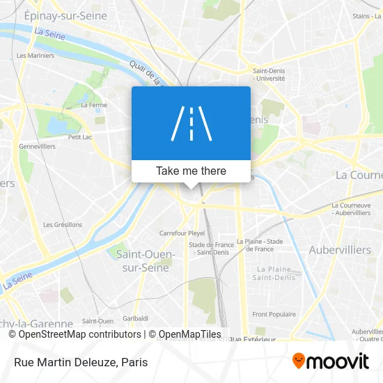 Rue Martin Deleuze map