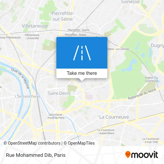 Rue Mohammed Dib map