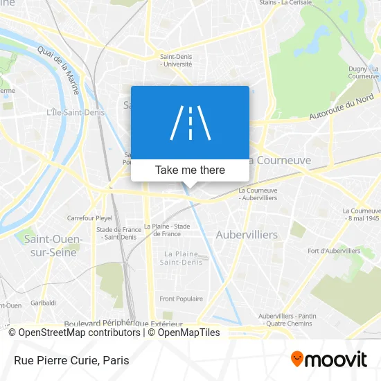 Rue Pierre Curie map