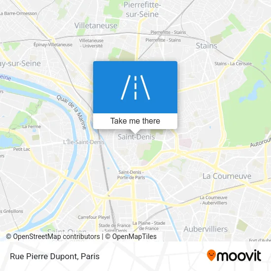 Rue Pierre Dupont map