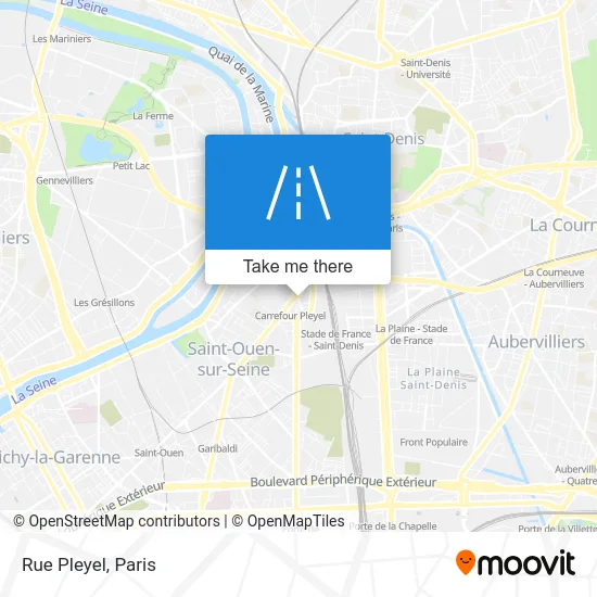 Rue Pleyel map