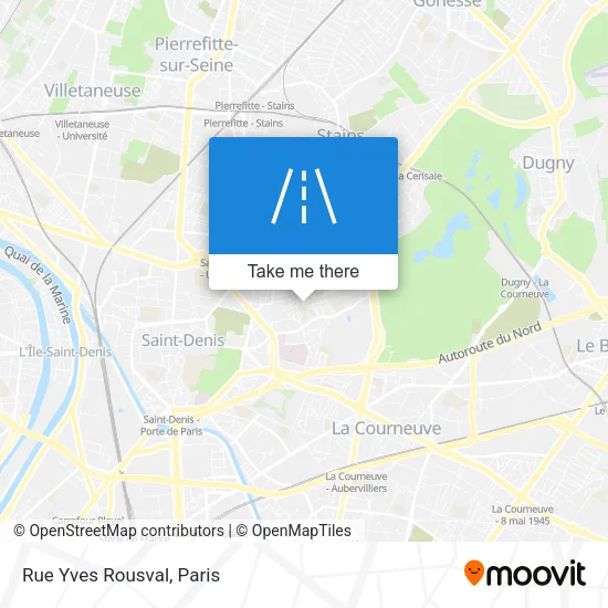 Rue Yves Rousval map